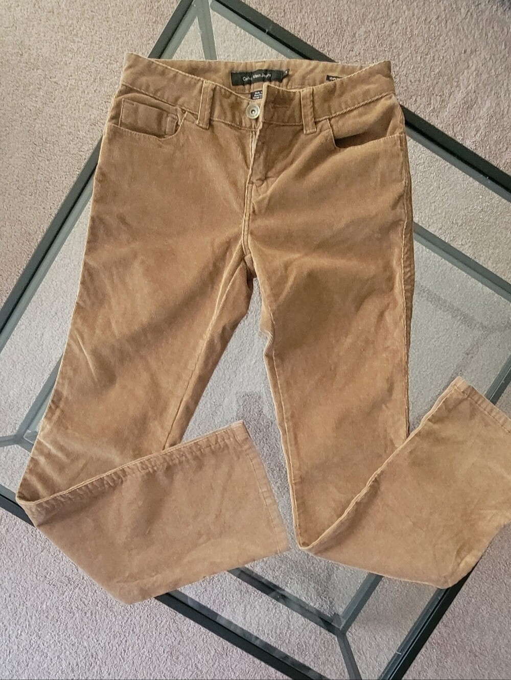 Calvin Klein Jeans Women's Boot Cut Corduroy Pants - Brown